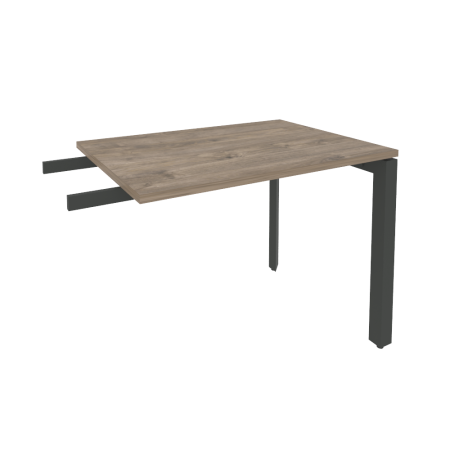 Брифинг-приставка на П-образном м/к Onix O.MP-BR-9 980x720x750 (Тиквуд Темный/Черный металл)