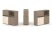 Тумба двойная + низкая надставка ES.NB.2N-15 (1500х410х1135) (Латте/Тиквуд Светлый)