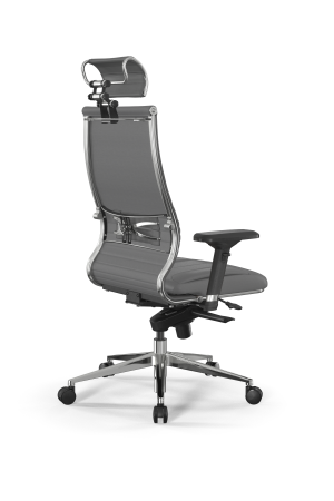 Кресло для руководителя Метта Samurai L2-8D - Infinity /Kc04/Wm06/D04P/H2cL-3D(M06.B32.G11.W03) (Серый)