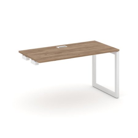 Стол-приставка к опорным элементам SN-5O.OPRS-013 (1380х700х750) (Дуб Табак/Металл Белый)