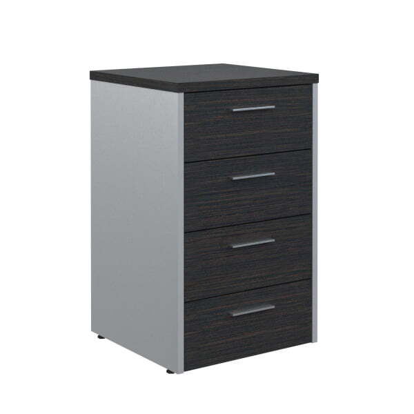 Тумба приставная Offix-new OLC 4D.1 465x450x750 (Легно темный/металлик)