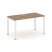Стол письменный SN-6P.SP-012 (1180х700х750) (Дуб Табак/Металл Белый)