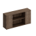Шкаф комбинированный низкий Комфорт КФ К.528 1540x380x750 (Дуб шамони темный)