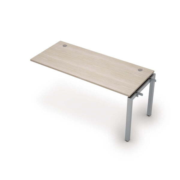 6МБС.5174 Линейная бенч-система, средний модуль (1600x700x750) (Шамони светлый/Алюминий матовый)