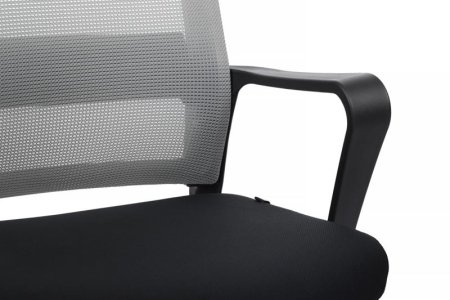 Кресло Mint RCH M1029CBE Серый/Черный (Серый/Черный)