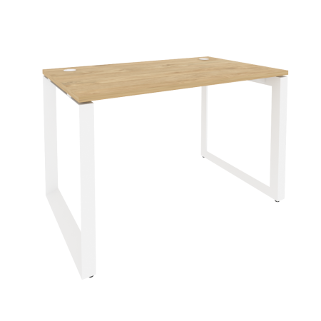 Стол рабочий на О-образном м/к Onix O.MO-SP-2.7 1180x720x750 (Тиквуд Светлый/Белый Металл)