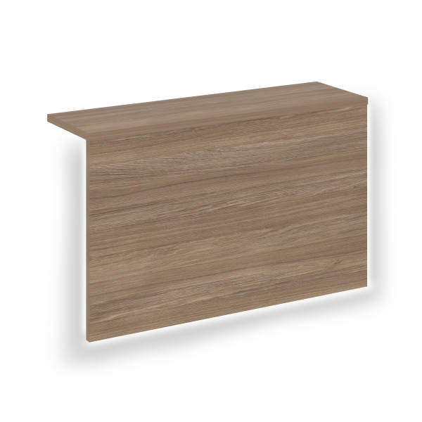 Накладка с подсветкой прямая высокая на 2 модуля О.R-F.MP.V-78 Onix О.R-NP.V-78.2.S 1100x327x674 (Дуб Аризона)