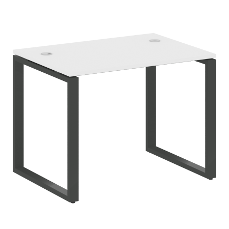Стол письменный Metal System Style БО.СП-1 1000x720x750 (Белый/Антрацит металл)