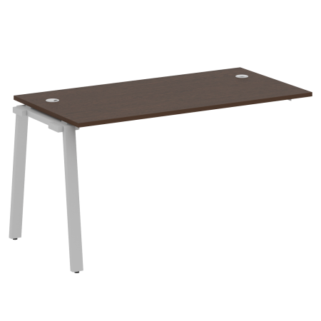 Проходной наборный элемент рабочей станции Metal System Style БА.ПРС-СП-1.3 1400x720x750 (Венге Цаво/Серый металл)