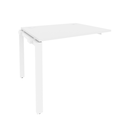 Наборный элемент рабочей станции на П-образном м/к Onix O.MP-1.NRS-1.8 980x800x750 (Белый Бриллиант/Белый Металл)