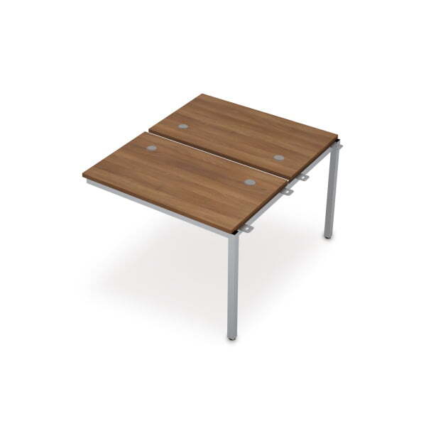 6МБС.267 Сдвоенные бенч-системы, средний модуль (1000x1235x750) (Шамони темный/Алюминий матовый)