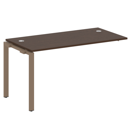 Проходной наборный элемент рабочей станции Metal System Style БП.ПРС-СП-1.3 1400x720x750 (Венге Цаво/Мокко металл)