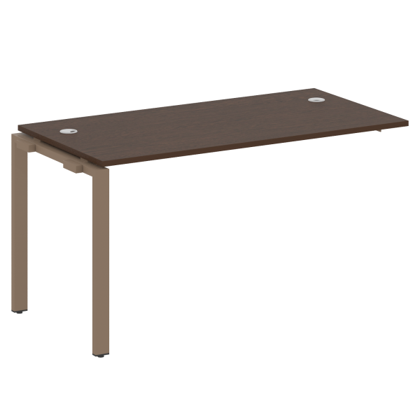 Проходной наборный элемент рабочей станции Metal System Style БП.ПРС-СП-1.3 1400x720x750 (Венге Цаво/Мокко металл)
