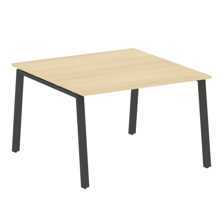 Стол для переговоров (1 столешница) на А-образном м/к Metal System Style БА.ПРГ-1.2 1200x1235x750 (Акация/Антрацит металл)