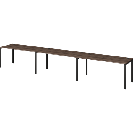 Бенч линейный на 3 рабочих места Арго-М АМБЛ-005-3 5400x730x760 (Лагос/Антрацит)