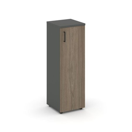 Шкаф средний узкий SN.STU.E-204(R) (400х400х1203) (Антрацит/Вяз Благородный)