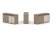 Тумба двойная + топ ES.NB.2T-3 (1500х410х750) (Латте/Тиквуд Светлый)