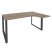 Стол эргономичный правый на О-образном м/к Onix O.MO-SA-4R 1580x1180x750 (Тиквуд Темный/Белый Металл)