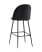 Стул барный Марсель велюр черный (Стул барный Марсель черный)