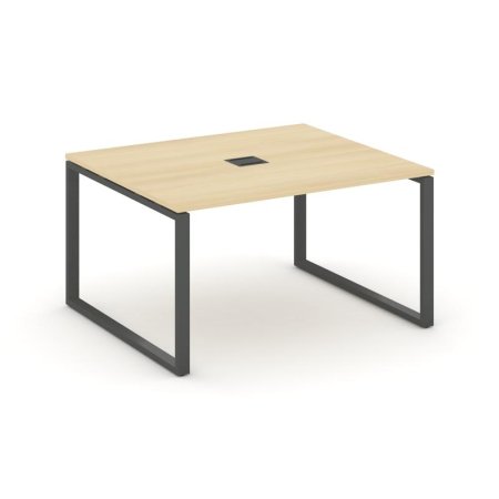 Стол переговорный SN-6O.SPRG-033 (1380х1180х750) (Акация Лорка/Металл Антрацит)