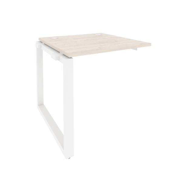 Наборный элемент рабочей станции на О-образном м/к Onix O.MO-1.NRS-0.8 780x800x750 (Денвер Светлый/Белый Металл)