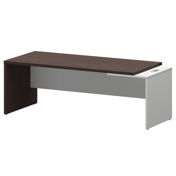 Стол руководителя правый Кортез KZ-22R 2200x900x750 (Дуб венге/Белый)