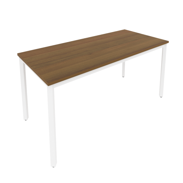 Стол письменный на металлокаркасе Slim С.СП-6 1580x720x750 (Орех/Белый металл)