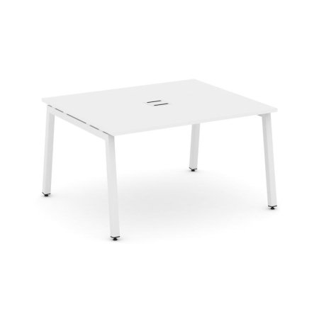 Стол переговорный SN-5A.SPRG-032 (1180х1180х750) (Белый/Металл Белый)