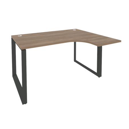 Стол эргономичный правый на О-образном м/к Onix O.MO-SA-3R 1380x1180x750 (Дуб Аризона/Черный металл)