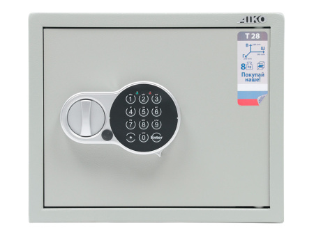 Мебельный сейф AIKO Т-28 EL (Серый)