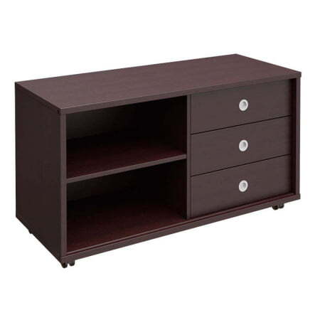 Тумба сервисная 3 ящика без замка универсальная Борн B 202 1202x500x660 (Венге)