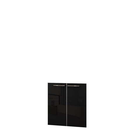 4ФКС.009 Фасад стекло мал. 2x(333x5x695) (Брауни)