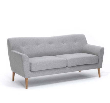 LAMELLA Диван 3-местный (СЕРЫЙ)