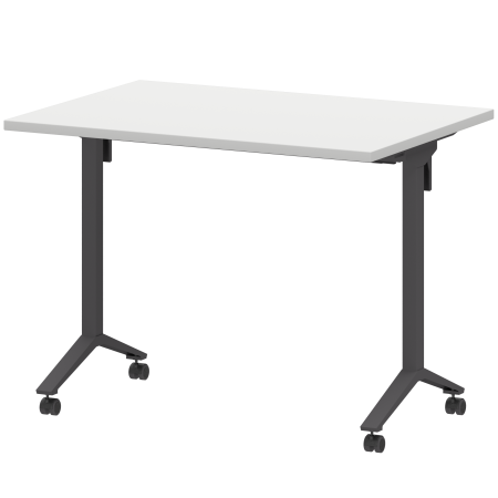 Стол мобильный складной Моби МБ25-100.70 1000x700x750 (Белый/Антрацит)