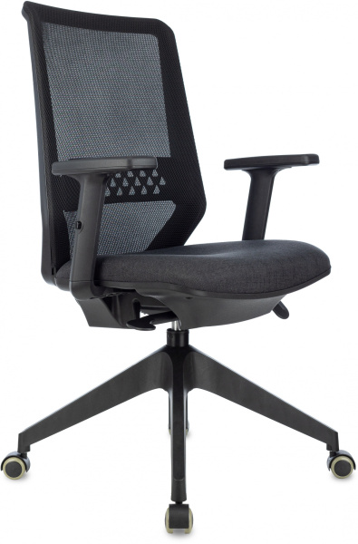 Кресло MC-611NL черный TW-01 38-418 сетка/ткань крестов.4-луч. пластик пластик черный (Черный)