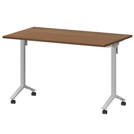 Стол мобильный складной Моби МБ22-120.70 1200x700x750 (Орех/Белый)