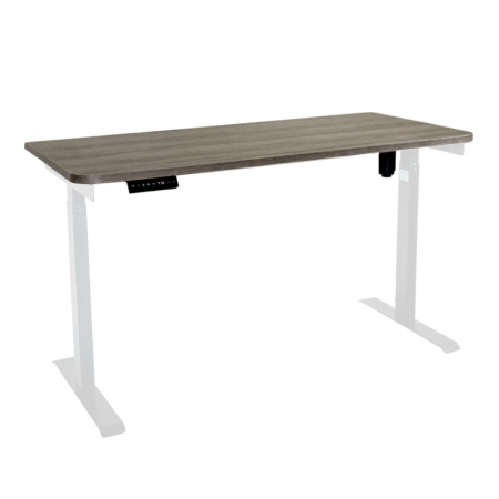 Стол c электроприводом LA-T33-E6 (1400x700x725-1165) (Серо-бежевый дуб | Белый)