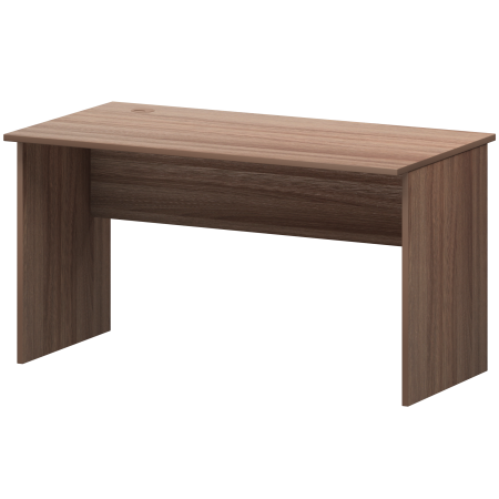 Стол с кабель каналом слева Арго А-003.К.ЛВ 1400x730x760 (Темный шимо)