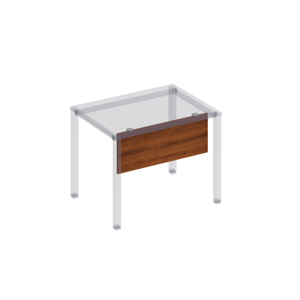 Экран стола защитный (ДСП) с кроншт. для стола 100 на мет. каркасе КФ Комфорт КФ К.810 850x320x18 (Французский орехСерый)