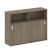 Шкаф-купе приставной Metal System Style Б.ШК-2 Т 1475x410x1098 (Вяз Благородный)