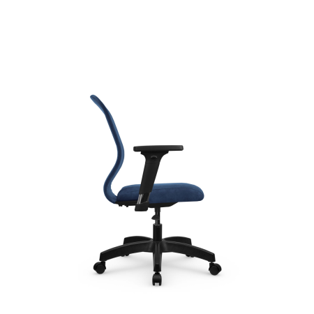 Кресло для руководителя Метта SU-Mr-4(Vivaldi)/подл.000/осн.005 (Светло-синий)