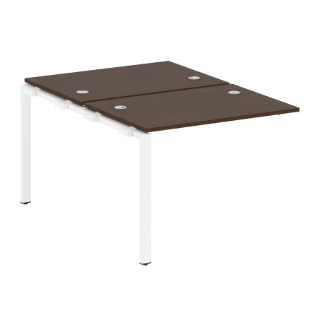 Проходной наборный элемент рабочей станции Metal System Style БП.ПРС-СП-2.1 1000x1475x750 (Венге Цаво/Белый металл)