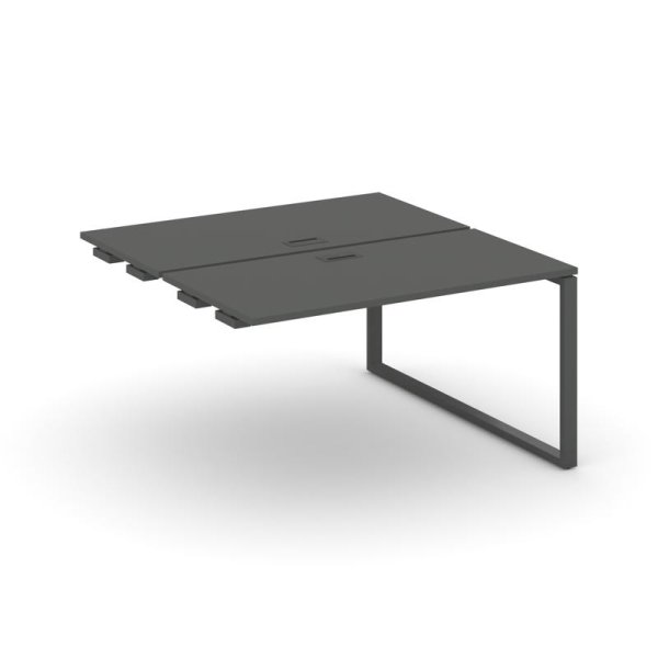 Стол-приставка к опорным элементам SN-6O.DPRS-024 (1580х1632х750) (Антрацит/Металл Антрацит)