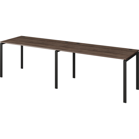 Бенч линейный на 2 рабочих места Арго-М АМБЛ-002 2400x730x760 (Лагос/Антрацит)