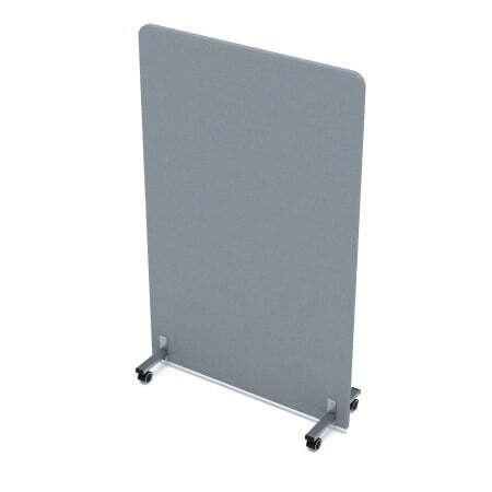 Акустическая мобильная перегородка SOFTOffice 011.МП.1016 1000x377x1600 (New grey)