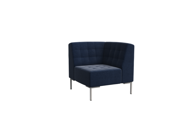 Секция угловая FR-U-01 (Kardif 028/Металл Серый)