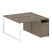 Рабочая станция Metal System Style БО.РС-СТП-2.1 1412x1475x750 (Дуб Наварра/Серый металл)