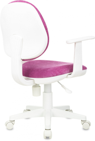 Кресло детское CH-W356AXSN малиновый Light-15 крестов. пластик пластик белый (Малиновый)
