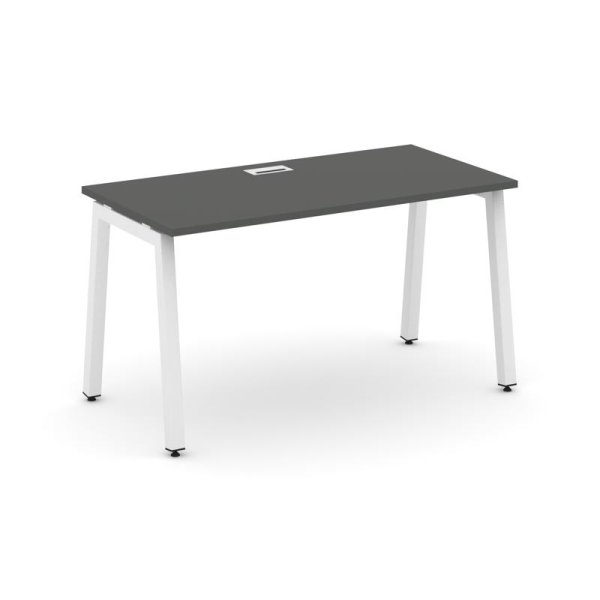 Стол письменный SN-5A.SP-011 (980х700х750) (Антрацит/Металл Белый)