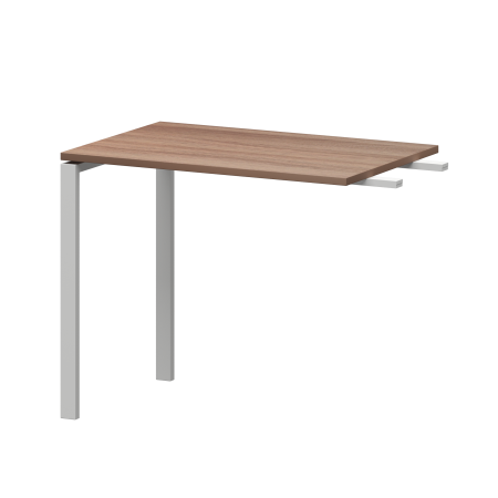 Бриф-приставка на металлокаркасе Арго-М АМ-090.60 900x600x760 (Темный шимо/Белый)